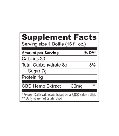 The Hemp Division Calm Case of 12 - Turmeric Ginger Honey - 30 MG Best Sales Price - Edibles