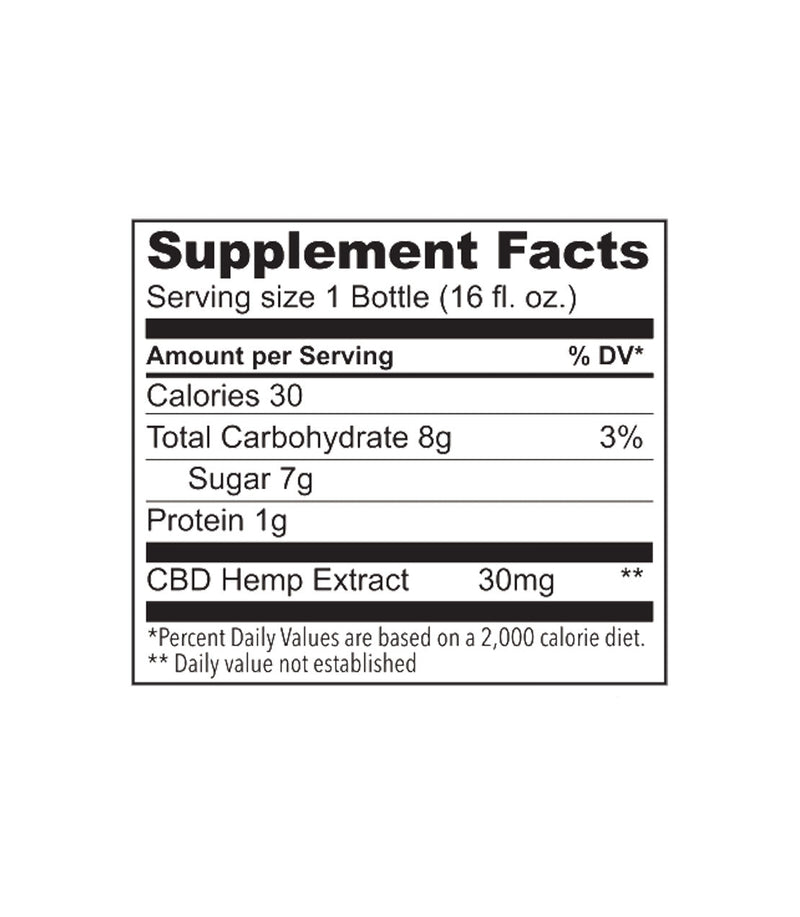 The Hemp Division Calm Case of 12 - Turmeric Ginger Honey - 30 MG Best Sales Price - Edibles