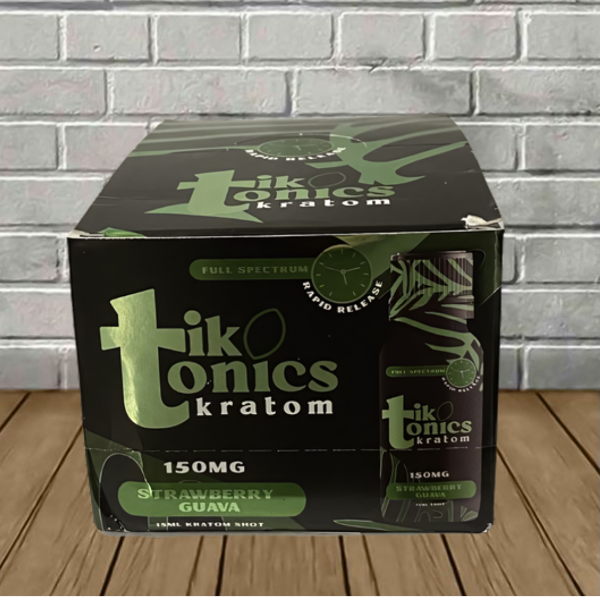 TikTonics Kratom Extract Shot 15ml | Strawberry Guava Best Sales Price - Edibles