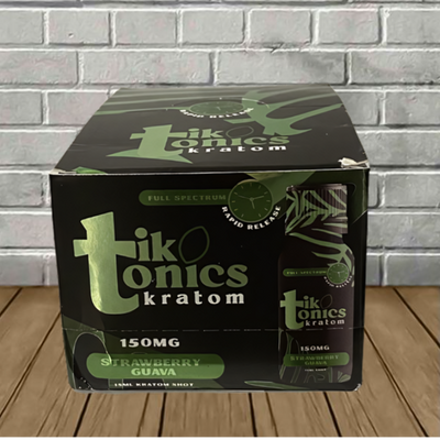 TikTonics Kratom Extract Shot 15ml | Strawberry Guava Best Sales Price - Edibles