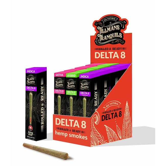 Tillmans Tranquils Purple Punch – Delta 8 Flower Pre Roll – Indica Best Sales Price - Pre-Rolls