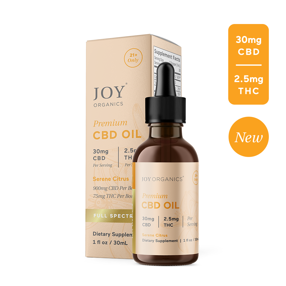 Joy Organics 2.5mg Delta 9 THC Tincture (Citrus) Best Sales Price - Tincture Oil