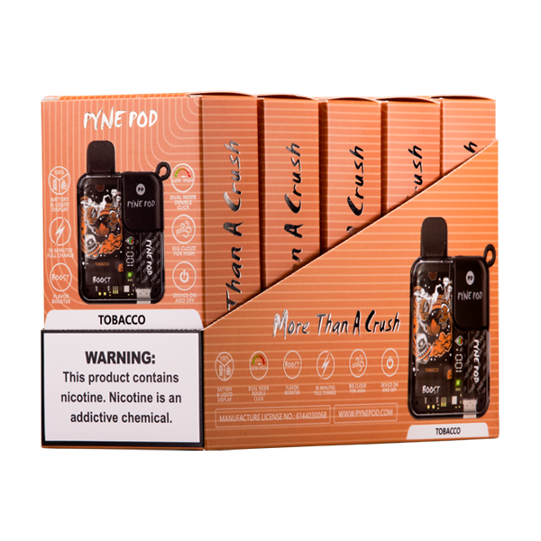 Tobacco - Pyne Pod Boost 8500 Best Sales Price - Disposables