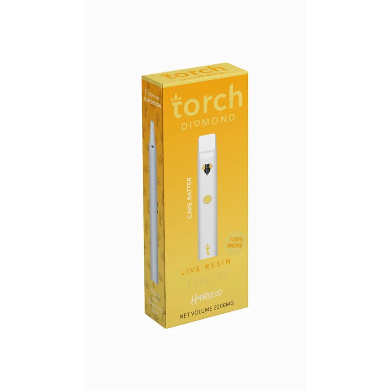 Torch Diamond THC-O + Delta 8 LIve Resin Disposable (2.2g) Best Sales Price - Vape Pens