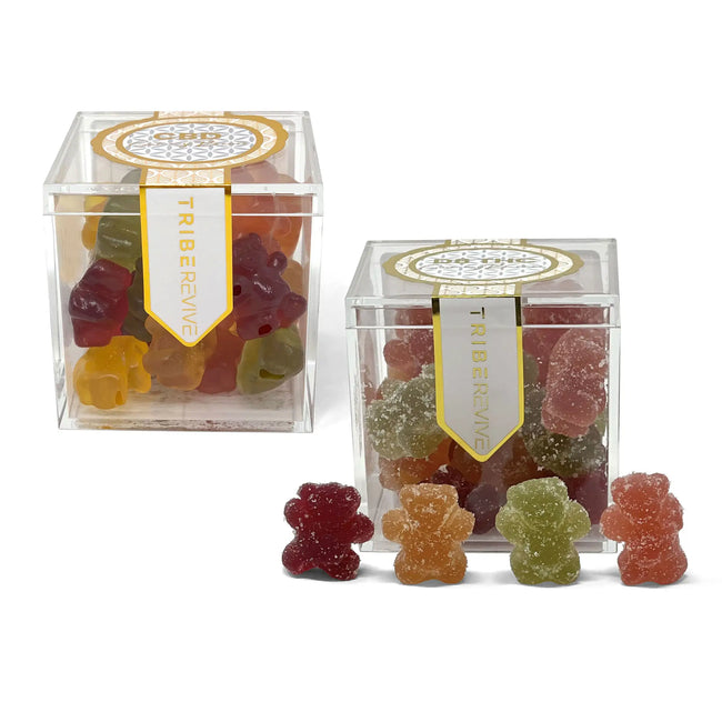 TribeTokes Delta 8 + CBD Gummy Bears Combo| 2 Boxes – 500 MG CBD + 500 MG D8 Best Sales Price - Gummies