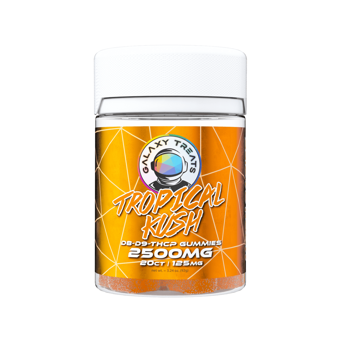 Galaxy Treats Tropical Kush 2500mg D8 D9 THCP Gummies (20-CT) Best Sales Price - Gummies