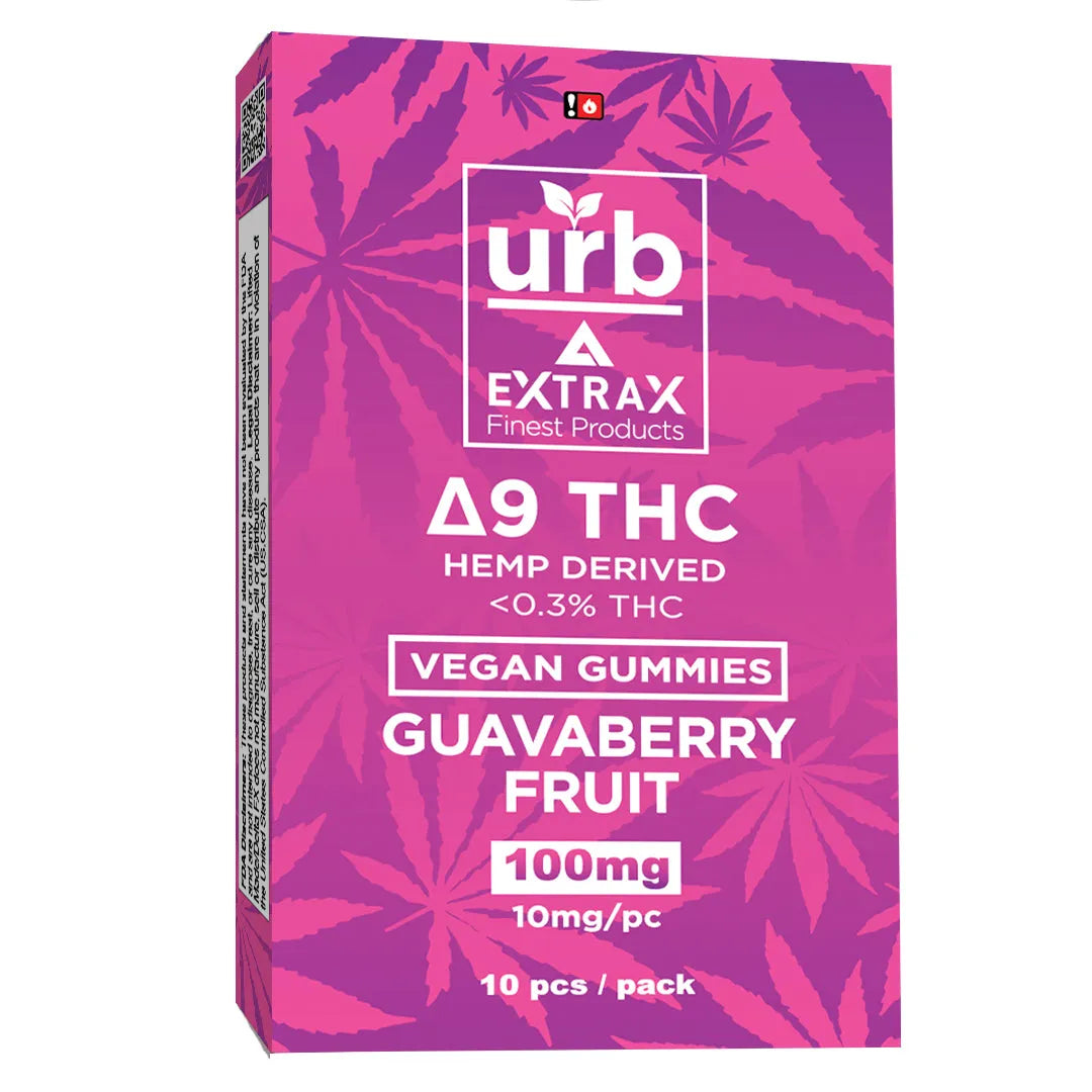 Guavaberry Fruit Premium Delta 9 THC Gummies Urb Delta Extrax