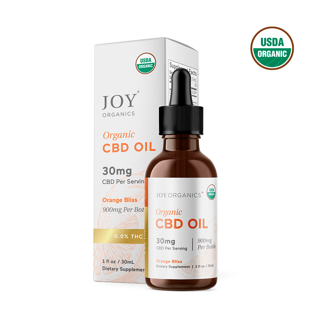 Joy Organics Orange Bliss: Organic Broad Spectrum CBD Tincture Best Sales Price - Tincture Oil