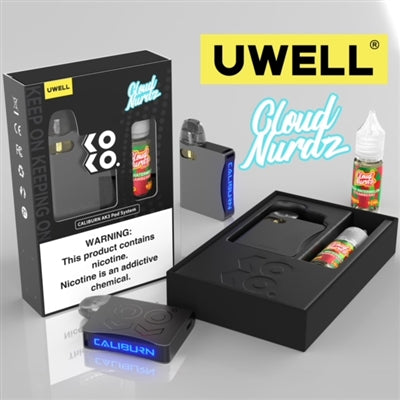 Uwell Caliburn AK3 Pod Kit + FREE JUICE BUNDLE Best Sales Price - Vape Kits