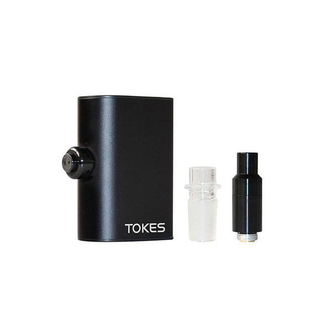 Soc Tokes Dual Use Wax Vaporizer W/14mm Male Adapter - Black Best Sales Price - Vaporizers