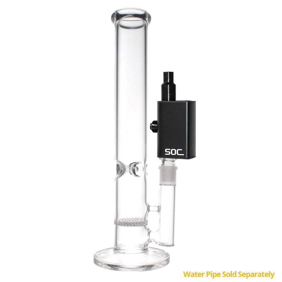 Soc Tokes Dual Use Wax Vaporizer W/14mm Male Adapter - Black Best Sales Price - Vaporizers