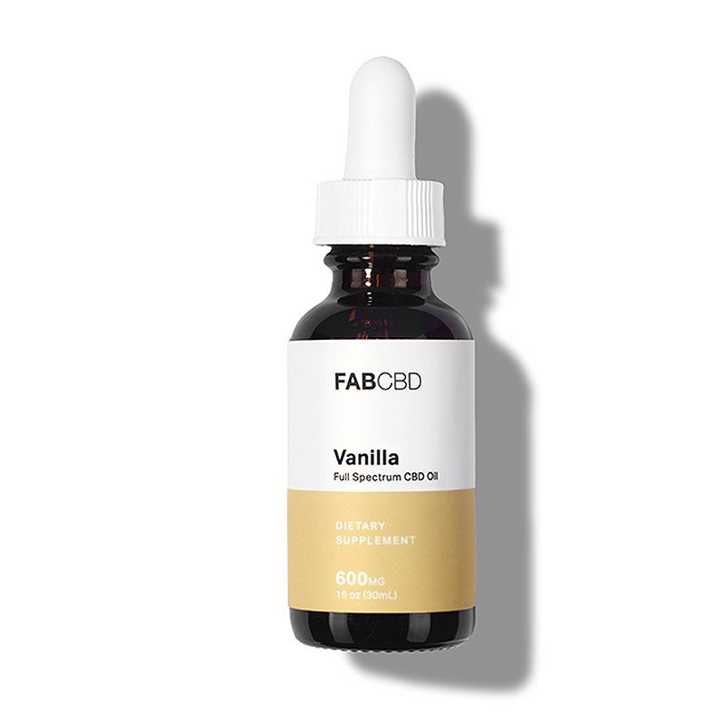 FAB CBD CBD Oil Vanilla Flavor Best Sales Price - Tincture Oil