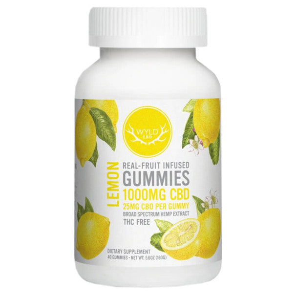 WYLD CBD Edible Lemon Gummies 25MG Best Sales Price - Gummies