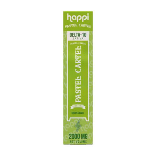 Weed Pen - Green Crack D10 Disposable - 2ml - By Happi x Pastel Cartel Best Sales Price - Vape Pens