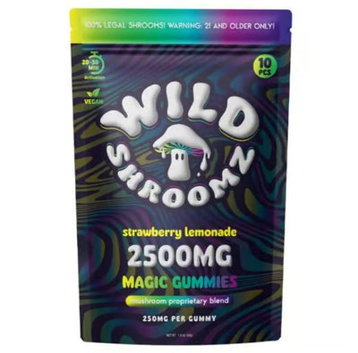 Wild Orchard Wild Shroomz Mushroom + Delta 9 Gummies 2500mg or 7500mg Best Sales Price - Gummies