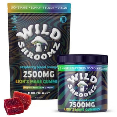 Wild Orchard Wild Shroomz Mushroom + Delta 9 Gummies 2500mg or 7500mg Best Sales Price - Gummies