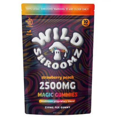 Wild Orchard Wild Shroomz Mushroom + Delta 9 Gummies 2500mg or 7500mg Best Sales Price - Gummies