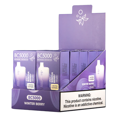 Winter Berry Elf Bar BC5000 Disposable Vape Limited Edition Flavor Best Sales Price - Disposables