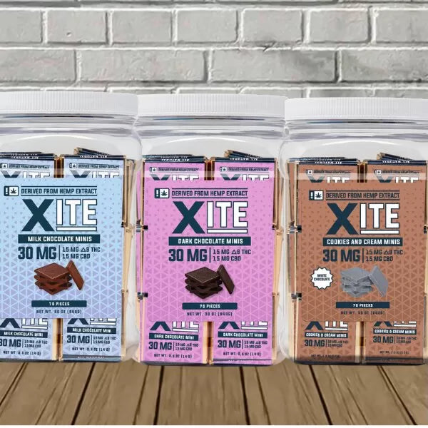 Xite Delta 9 THC Chocolate Minis Best Sales Price - CBD