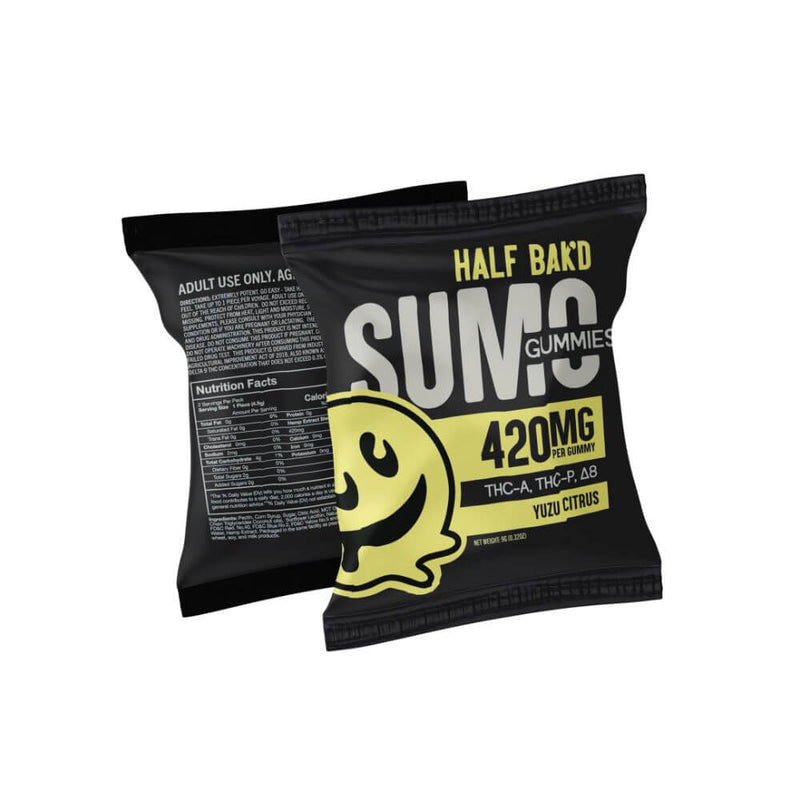 Half Bak'd Yuzu Citrus Sumo Gummies Best Sales Price - Gummies