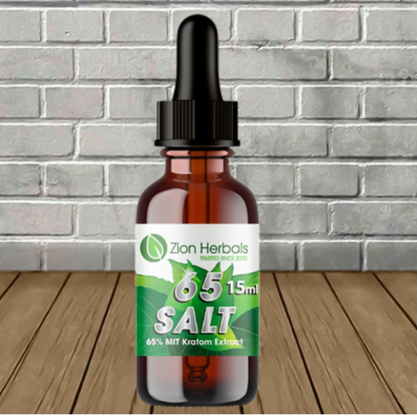 Zion Herbals 65 Salt 65% Liquid Kratom Extract 15ml Best Sales Price - CBD