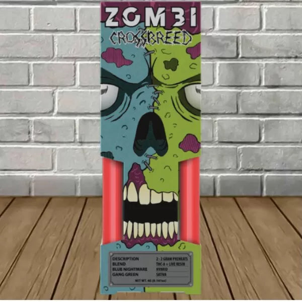 Zombi Crossbreed Live Resin THCa Duo Disposable 4g Best Sales Price - Vape Pens