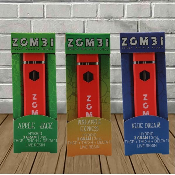 Zombi Live Resin THCP | THCH | Delta 11 Disposable 3g Best Sales Price - Vape Pens