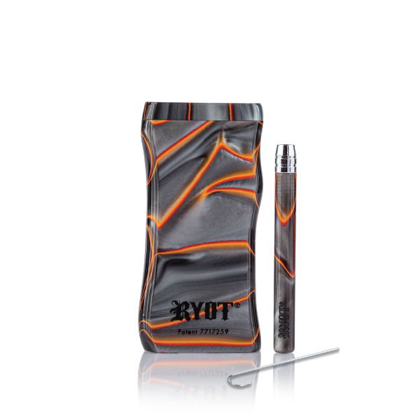 RYOT Acrylic Magnetic Dugout with Matching One Hitter Best Sales Price - Smoking Pipes