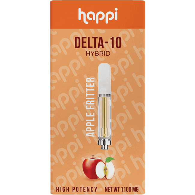 Happi Apple Fritter - Delta-10 (Hybrid) Cartridge Best Sales Price - Vape Cartridges