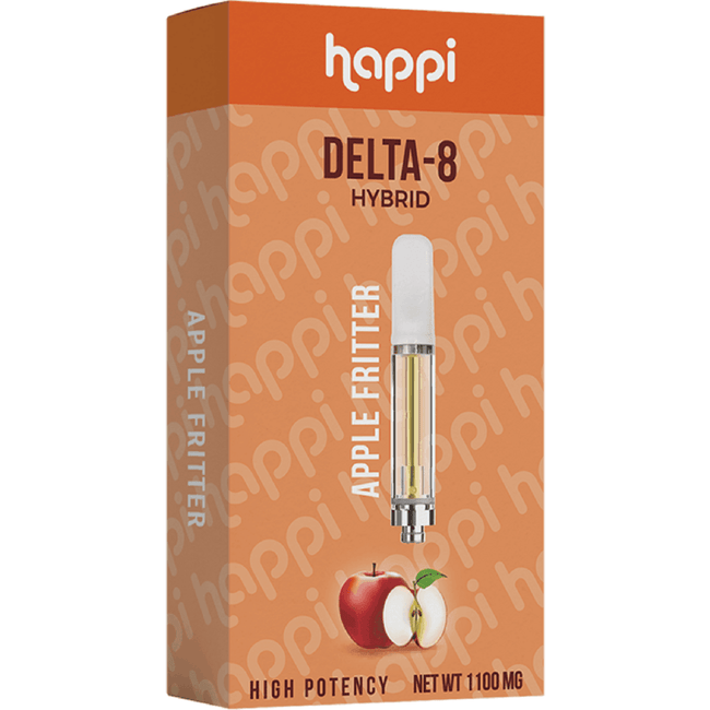 Happi Apple Fritter - Delta-8 (Hybrid) Cartridge Best Sales Price - Vape Cartridges