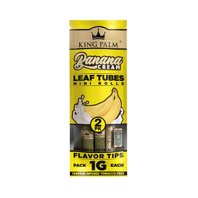 King Palm 2 Mini Rolls – Banana Cream Best Sales Price - Pre-Rolls