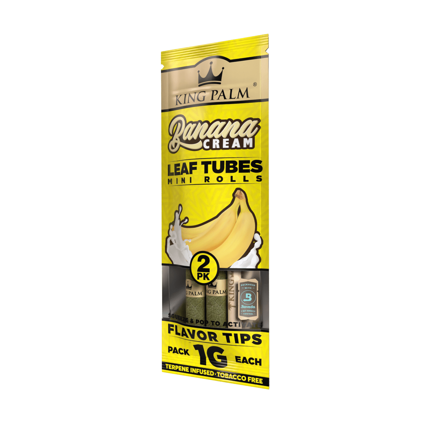 King Palm 2 Mini Rolls – Banana Cream Best Sales Price - Pre-Rolls