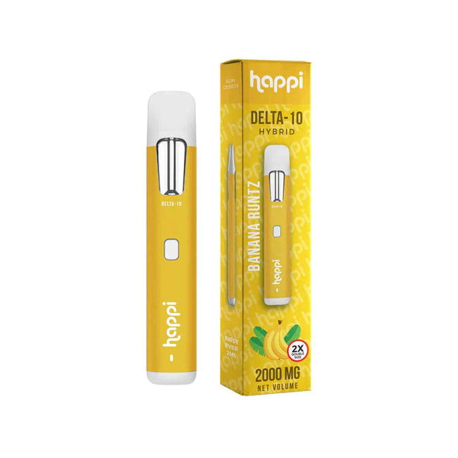 Happi Banana Runtz Delta 10 Disposable (2g) Best Sales Price - Vape Pens