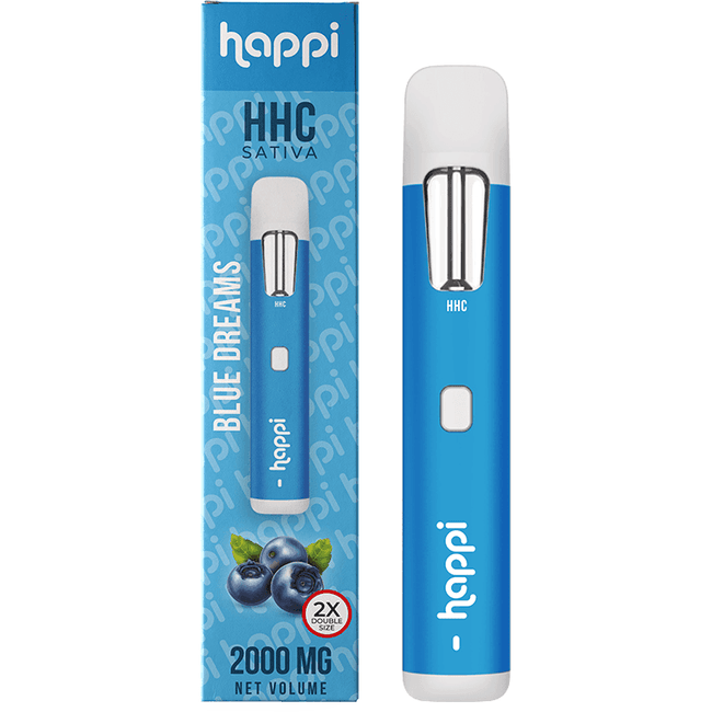 Happi Blue Dreams - HHC 2G Disposable (Sativa) Best Sales Price - Vape Pens