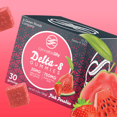 Cannabis Life Pink Paradise Delta-8 Gummies Best Sales Price - Gummies