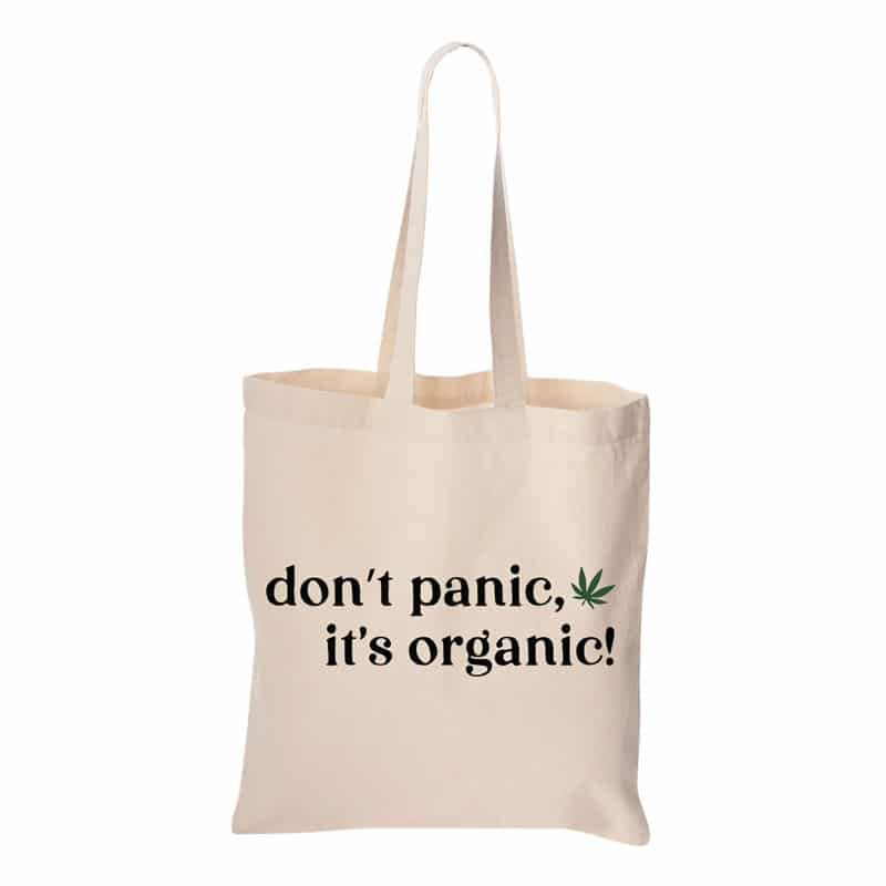 Cannabox Don’t Panic Canvas Tote Bag Best Sales Price - Accessories