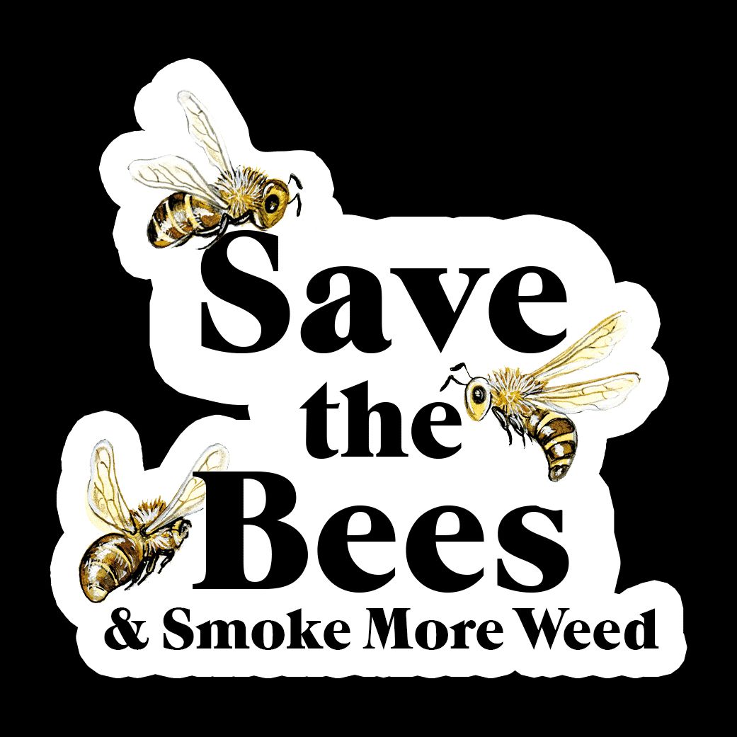 Cannabox May 2020 Save the Bees Sticker Best Sales Price - Merch & Accesories