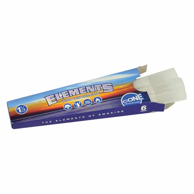 Elements 1 1/4” Pre-Roll Cones 6 Pack Best Sales Price - Pre-Rolls