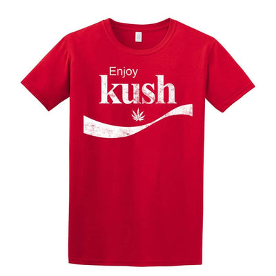 Cannabox August 2019 “Enjoy Kush” Shirt Best Sales Price - Accessories