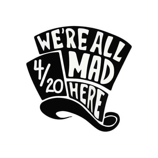 Cannabox June 2019 We’re All Mad Here Sticker Best Sales Price - Accessories