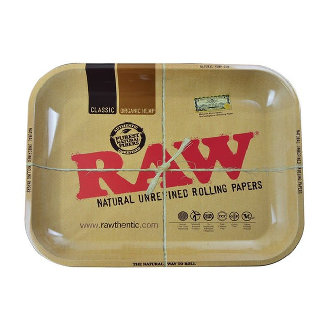 Raw Authentic Large Rolling Tray Best Sales Price - Rolling Papers & Supplies