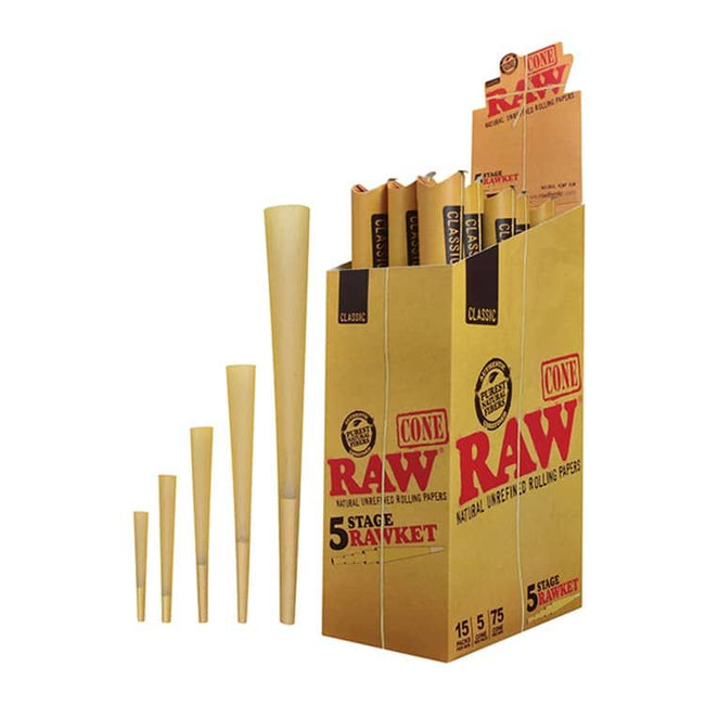 Raw Preroll Cones Classic 5-in-1 Rawket Stage 5 Best Sales Price - Accessories