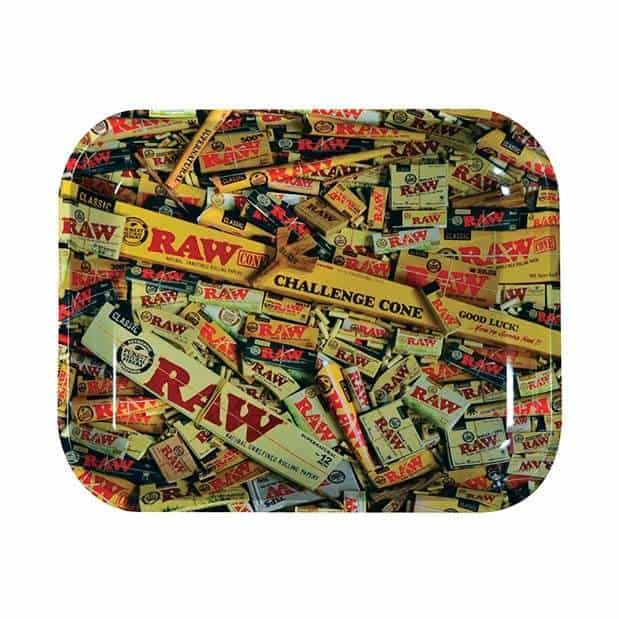 Raw Mixed Large Magnetic Rolling Tray Best Sales Price - Rolling Papers & Supplies