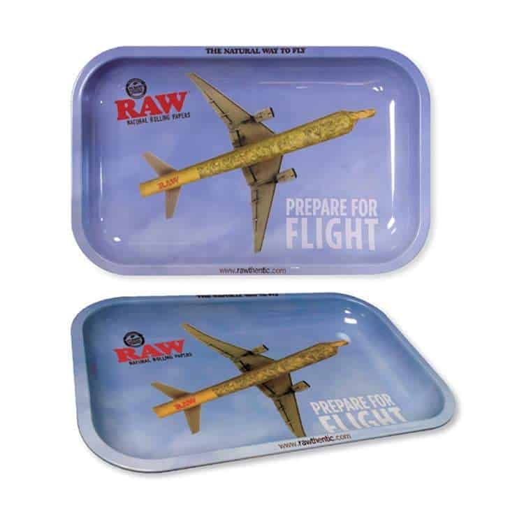 Raw Prepare For Flight Rolling Tray Best Sales Price - Rolling Papers & Supplies