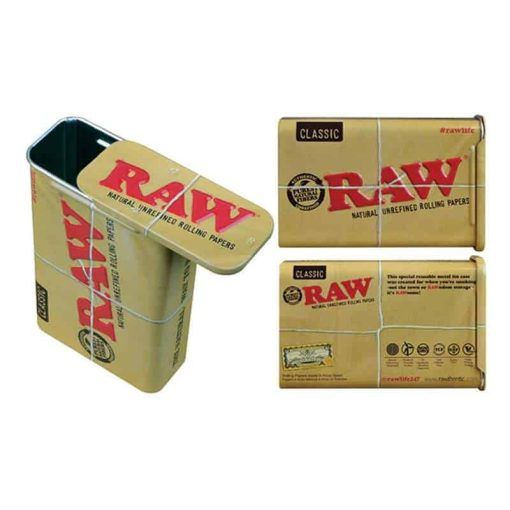 Raw Metal Tin with Slide Top Best Sales Price - Accessories