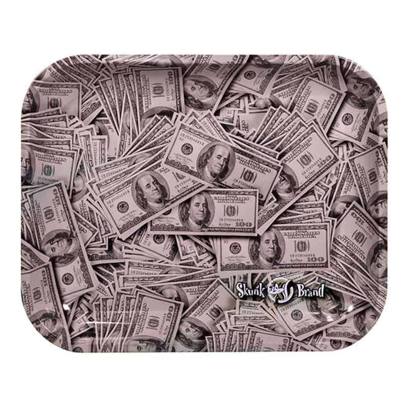 Cannabox Skunk Cash Rolling Tray Large Best Sales Price - Rolling Papers & Supplies