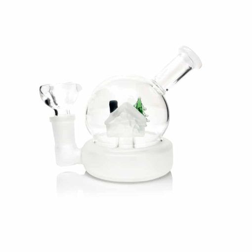 Cannabox Cozy Cabin Snow Globe Mini Bong Best Sales Price - Bongs
