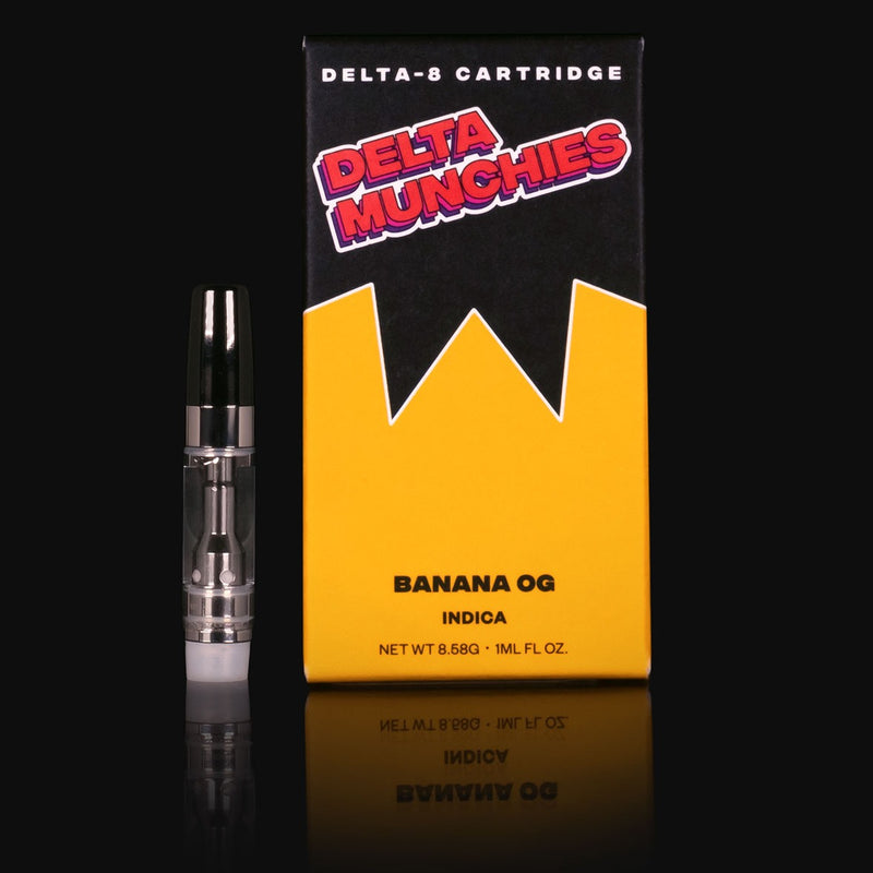 Delta Munchies Banana OG 1G Delta 8 Cart Best Sales Price - Vape Cartridges