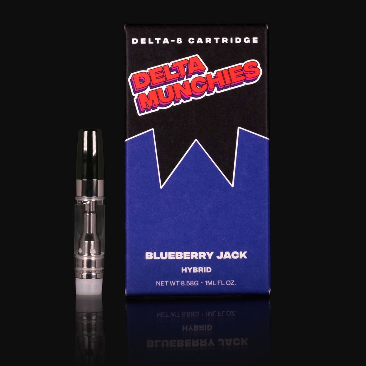 Delta Munchies Blueberry Jack 1G Delta 8 Cart Best Sales Price - Vape Cartridges