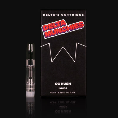 Delta Munchies OG Kush 1G Delta 8 Cart Best Sales Price - Vape Cartridges